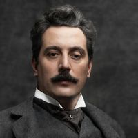 Photograph of Giacomo Puccini Photograph of Giacomo Puccini