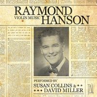 Front cover art for Raymond Hanson: Violin Music