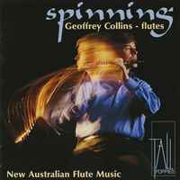 Front cover art for Spinning: New Australian Flute Music