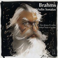 Front cover art for Brahms Violin Sonatas