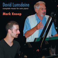 Front cover art for David Lumsdaine: Complete Music for Solo Piano