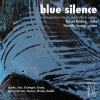 Front cover art for Blue Silence: Australian Music for Cello and Piano