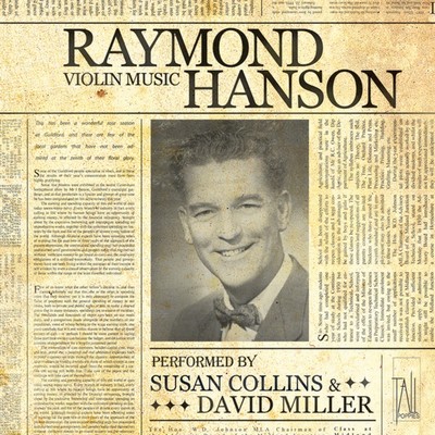 Front cover art for Raymond Hanson: Violin Music