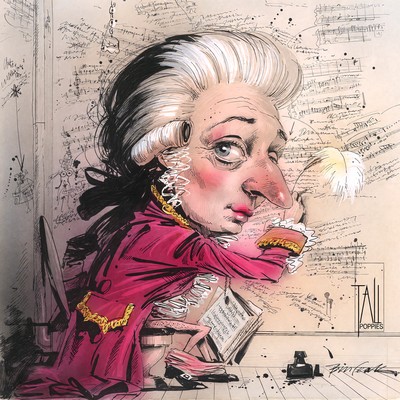 Front cover art for Mozart Unexpurgated