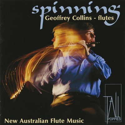 Front cover art for Spinning: New Australian Flute Music