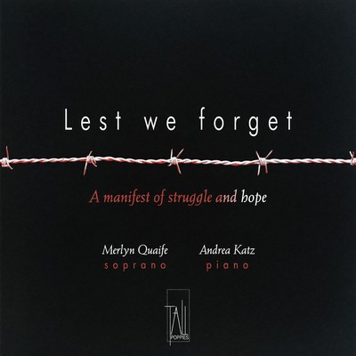 Front cover art for Lest We Forget: A Manifest of Struggle and Hope